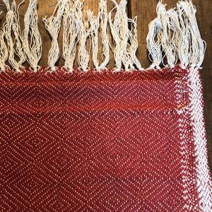 beautiful red table runner